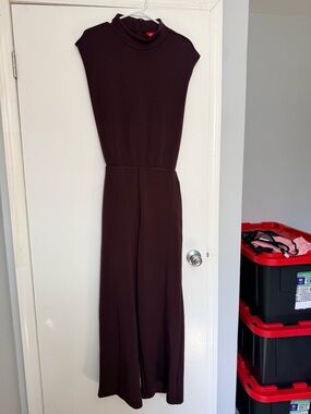 SPANX Sleeveless High-Neck Wide-Leg Jumpsuit